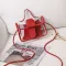 Mmer Dy 2/sets Transparent Jelly Oulder Bag Women Chain Bucet Beach Handbag Clutch Retro Tote Bag