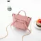 New And Sweet Women's Oulder Bag Pu Mesger Bag Chain Bag Cross Bag Cer Solid Cr Sml Square Bag