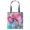 Flng Crane /peacoc/swan/parrot Print Handbag For Travel Girls Handbags Ca Totes Bag Women Storage Ng Bags
