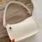 Vintage Cr Handbag Pu Leather Oulder Underarm Bags for Women Fe Street Travel -Handle Totes