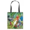 New Large Capacity Ng Bag Cartoon Creativity Cr Parrot S Tote Bag For Women Storage Birds Printed Handbag