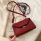 Simply Crossbody Bags Pu Leather Solid Cr Street Daily Pearl Chain Lady Travel Sml Handbags For Women