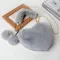 F Fur Winter Women Handbags Cute H Ladies Heart Sd Oulder Bag Fe Clutch Se Le Handbags Mesger Bag