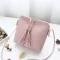 Hot Women's Handbags Bag Leather FE TASSEL BOLSA FININA SOFT CLUTCH SOLID -Handle Bags Tote Ladies S