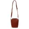 Women Vintage Oulder Bag Pu Leather Plaid Zier Crossbody Bag Street Fell Bucet Bags
