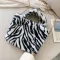 Fur Bag Anim Print Pard Bag Women Ladies Winter Warm Crossbody Bags Famous Brand Large Capacity Oudler Clutch