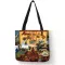 Cranim Popular L Painting Cat Print Women Tote Bags En Reusable Ng Bag Oulder Bag For Women Sac A Main