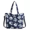 Designer Handbags Women Flower Princed Waterproof Nylon Oulder Bags Retro Crossbody Bag Flor Interior Zier Pocet