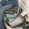 Smooza Women Ca Handbag New L-Match Ladies Oulder Mesger Portable Chain Snae Pattern Mini Square Bag