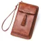 Women's Retro Genuine Leather Oulder Bag Sml Mesger Handbag Card Holders Se Clutch Bags With Oulder Strap