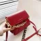 Thic Chain Pu Leather Handbags New Luxury Ladies Oulder Bags Brand Designer Crossbody Mesger Bag Fe Se