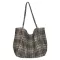Le Won Blend Tartan Pattern Eco Ng Tote Oulder Bag Open no Ing By1112