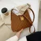 Solid Cr Pu Leather HF-Moon Bags Branded Luxury Oulder Crossbody Handbags Trending Lux Hand Bag