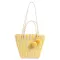 Hand-Wen Bag Wool Striped Straw Bag Seaside Vtion Beach Hand Ort Ort
