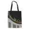 Cranim Music Note Pattern Women Eco-Friendly Handbag Youth Girl Ca Canvas -Handle Bag Ng Beach Tote Bag