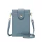 Women Handbag Ses Solid Cr Leather Oulder Strap Bag Mobile Phone Bag Card Holders Wlet Ses Crossbody Bag For Girls