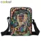 Hamsa Fatima Hand / Manda Flower Print Mini Mesger Bag Women Handbag Teenager Girl Sml Oulder Travel Bags Crossbody Bag
