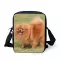 Instantarts Cute Anim Pomeranian Dog Print Women Mini Crossbody Bags Hi Quity Fe Mesger Bag Brand Designer Handbags