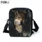 Forudesigns Anim Husy Wolf Print Mesger Bags Lady Mini Travel Crossbody Bag Zier Oulder Bag For Ladies Mom Bolsa