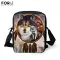Forudesigns Anim Husy Wolf Print Mesger Bags Lady Mini Travel Crossbody Bag Zier Oulder Bag For Ladies Mom Bolsa