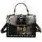 Retro Serpentine Chain Square Crossbody Bags For Women Handbag Print Pu Leather Oulder Bag Fe Snae Mesger Bag