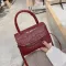 H25 White Sml Square Bag Oulder Bag Women Retro Cr Handbags Designer Brand Handbag Mesger Crossbody Bags Sac