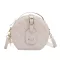 Women's Bag Rhombus Sml Round Bag Zier Bag Spring Pu Leather L-Match Oulder Bag New Handbag Crossbody Bag