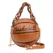 Design Basetbl S Oulder Bags Pu Leather Round Bags Bl Chain Hand Bags Street Ses Crossbody Sml Totes