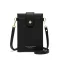 Women Handbag Ses Solid Cr Leather Oulder Strap Bag Mobile Phone Bag Card Holders Wlet Ses Crossbody Bag For Girls