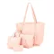 4 Sets Handbags for Women Durable Women Leather Four-Piece Oulder Crossbody Bag Clutch Retro Bag Sac Main Fme B3