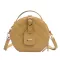 Women's Bag Rhombus Sml Round Bag Zier Bag Spring Pu Leather L-Match Oulder Bag New Handbag Crossbody Bag