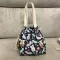 Women Flor Canvas Bag Reusable Ng Tote Fe Eco Cloth Handbag Grocery Pac Girls Students Japanese Lunch Bags