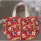 Women Flor Canvas Bag Reusable Ng Tote Fe Eco Cloth Handbag Grocery Pac Girls Students Japanese Lunch Bags