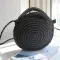 New Crochet B Round Straw Bag Fe Mmer Grass Handbag Vtion Crossbody Paper Rope Bag