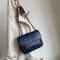 Vintage Fe Square Bag New Hi Quity L Leather Women's Designer Ses Handbag Chain Oulder Mesger Bag