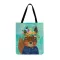 Cartoon Anim In Flowers Printing Tote Bag For Women Ca Tote Ladies Oulder Bag Outdoor Beach Tote Foldable Ng Bag