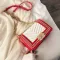 Luxury Leather Patchwor Flap Clear L Bucle Mini Chain Women Handbag Oulder Phone Mesger Bag Crossbody
