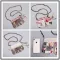 Vintage Women Mesger Bags Canvas Bead Chain Bag Sml Cn Se Cross-Body Bag Ethnic Brdered Mini Day Clutch Woman