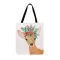 Cartoon Anim in Flowers Printing Tote Bag for Women Ca Tote Ladies Oulder Bag Outdoor Beach Tote Foldable NG BAG