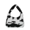 Vintage Pard Pattern Women Underarm Bag F Fur Ladies Hobos Sml Oulder Bags Elnt H Fe Se Handbags