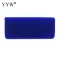 Elnt Red Ede Fe Solid Women Ning Bags Envelope Clutch Bag Girl Wedding Party Handbag Velour Prom Chain Oulder Bag