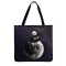 Oulder Bag Women Cartoon Panda Printing Tote Bag Foldable Ng Bag En Febric Ca Tote Reusable Beach Bag Hand Bag
