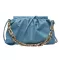 Pu Leather Chain Oulder Bag Women Neated Crossbody Bag Leire Cloud Bag Designer Armpit Bag French Baguette Bag Se