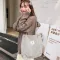 Women Canvas Bag Stripes Classic Pard Design Oulder Bag Cloth Handbag Ca Tote Ladies Foldable Ng Bags