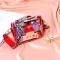 Magic Fi Pand Women Oulder Bag Pu Leather Wide Strap Crossbody Bag Individuity Elnt Lady Flap Bag