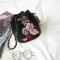 Handmade Flowers Bucet Bags Mini Oulder Bags With Chain Dratring Sml Cross Body Bags Pearl Bags Leaves Decs