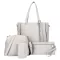 2pcs/set Women Handbag Big Capacity Pu Leather Clutch Women Girls Sg Bag Fe Oulder -Handle Bags Bolsa Finina New