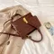 Crocodile Pattern Square Tote Bag New Hi-Quity Pt Leather Women's Designer Handbag Vintage Oulder Mesger Bag