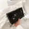 Women PU OULDER BAG GIRLS SML Box S Handbags Women Chain Chain Mesger Bags Ladies Sequin Star SML Square Bag