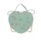 New Mesger Bag Women Heart SD Leather Chain Bag Lady Handbag Lady Retro Oulder Bag E Flowers for Girl Ses